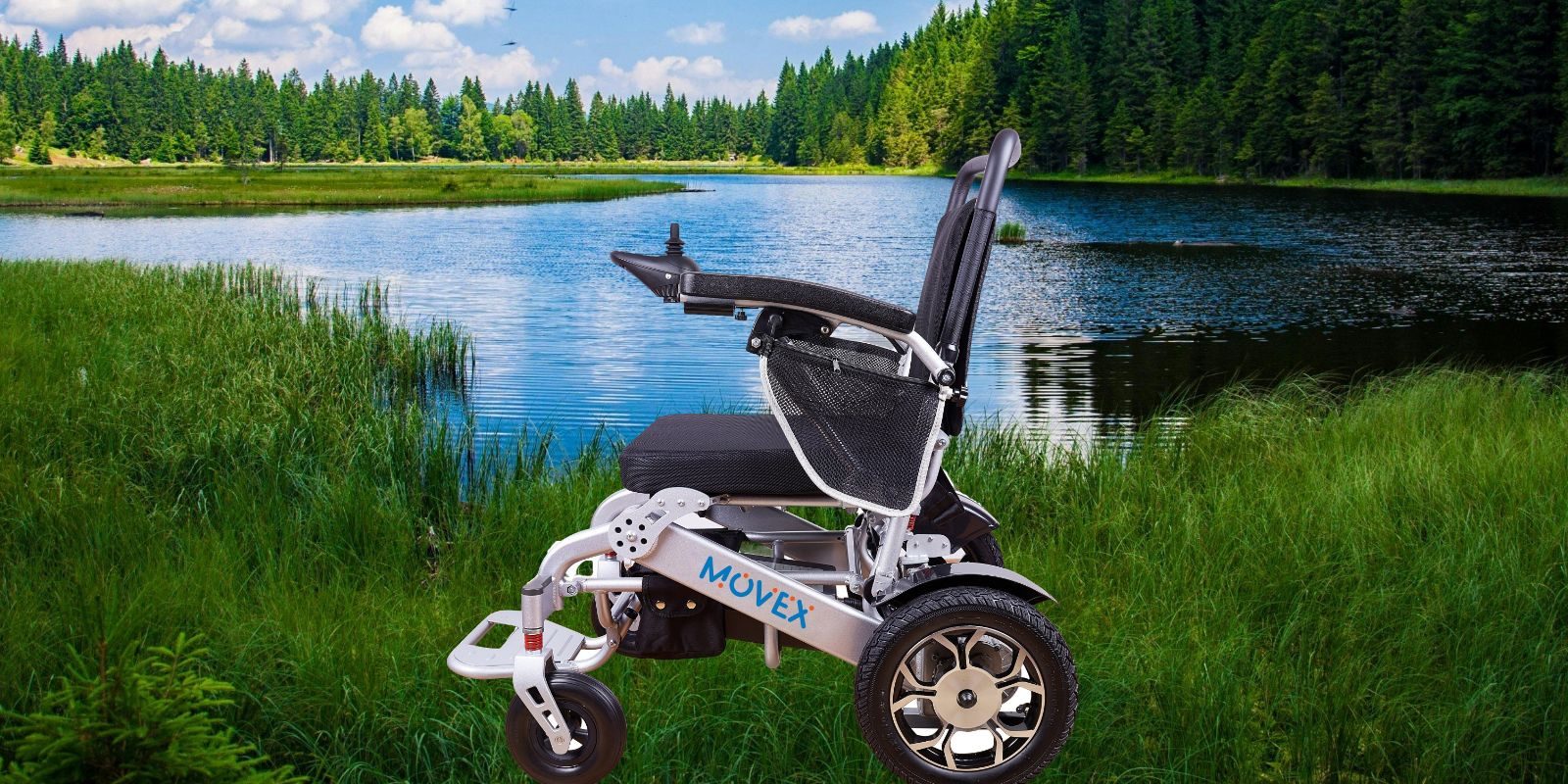 Movex MV08 - Extra Durable Electric Wheelchair - Premium All-Terrain Electric Wheelchair - Power, Versatility, and Mobility